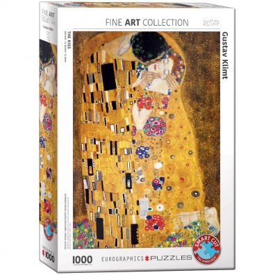 Puzzle 1000 el. Gustav Klimt, Pocaunek Eurographics