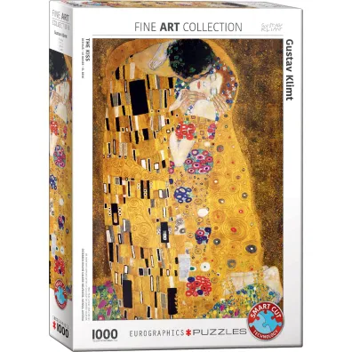 Puzzle 1000 el. Gustav Klimt, Poca�unek Eurographics