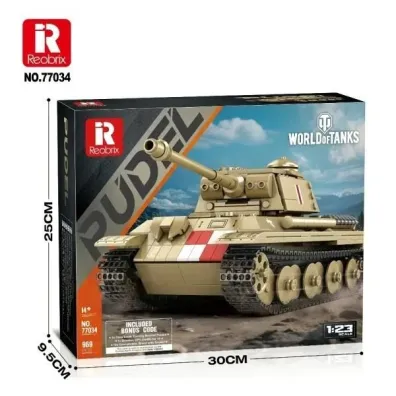 Reobrix, Klocki Czo�g Panther &bdquo;Pudel&rdquo; World of Tanks, 969 el.