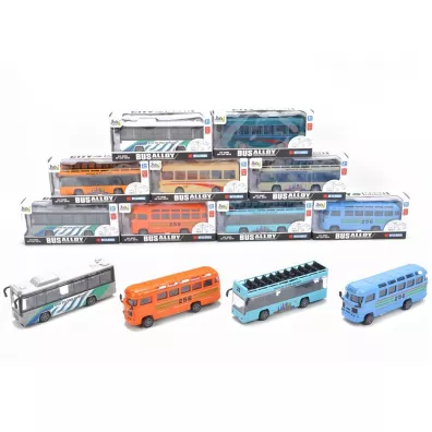 Autobus metalowy w pude�ku MIX Trifox