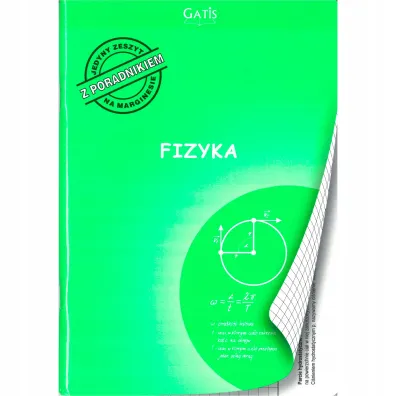 Gatis Zeszyt z poradnikiem A5 Fizyka kratka 60 kartek