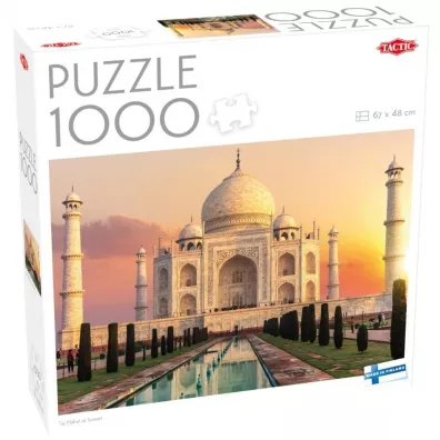 Puzzle 1000 el. Taj Mahal o zachodzie s�o�ca Tactic