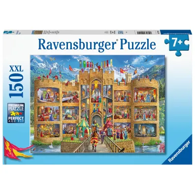 Puzzle 150 el. XXL Widok na zamek rycerski Ravensburger