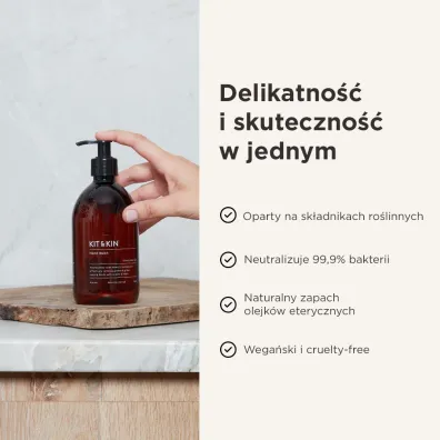 Kit and Kin Naturalne Myd�o do r�k w p�ynie, o zapachu limonki i aloesu 500 ml