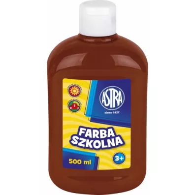 Astra Farba szkolna 500 ml brzowa