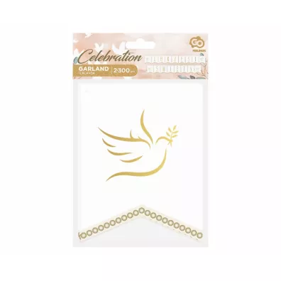 Godan Girlanda Chrzest �wi�ty flagi 13.5 x 17.5 cm