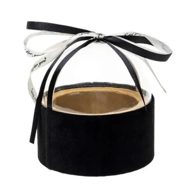 Rozette Pude�ko Flower Box czarny