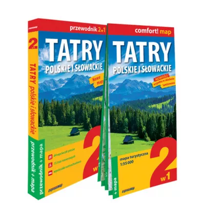 Tatry Polskie i Sowackie przewodnik 2w1 w.2024 - Marta Cobel-Tokarska, Tomasz Nodzyski