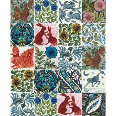Museums & Galleries Karnet Arts and Crafts tile designs 17x14 cm