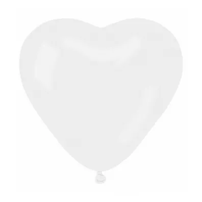 Godan Balony CR17 pastelowe serca bia�e 50 szt.