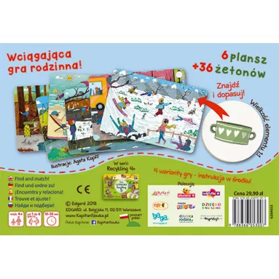 Kapitan Nauka. Gra Loteryjka. Pory roku. 4+ Edgard