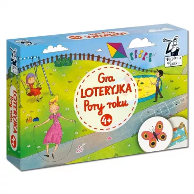 Kapitan Nauka. Gra Loteryjka. Pory roku. 4+ Edgard