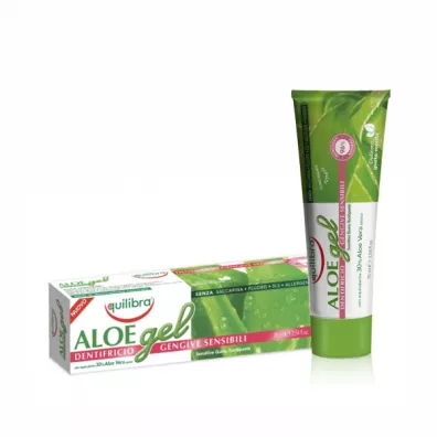 Equilibra Aloe Sensitive Gums Toothpaste pasta do wra�liwych z�b�w i dzi�se� 75 ml