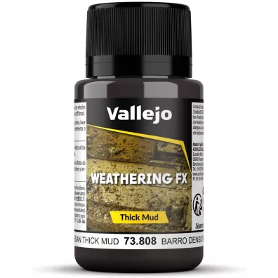 Vallejo: 73.808 - Weathering FX - Thick Mud - Russian 40ml