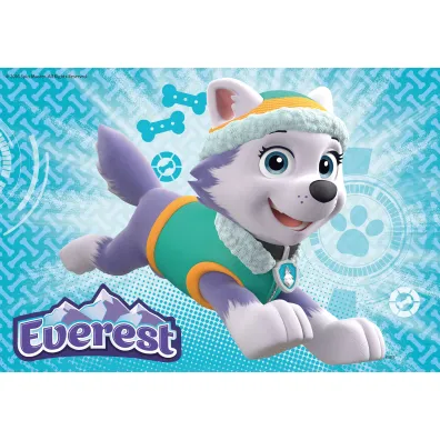 Puzzle 2x24 el. Psi Patrol. Skye i Everest. Ravensburger