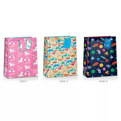 Pan Dragon Torba prezentowa Kids MIX 45x33x10cm