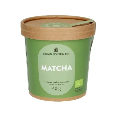 Brown House & Tea Herbata matcha Matcha sypana 40 g Bio