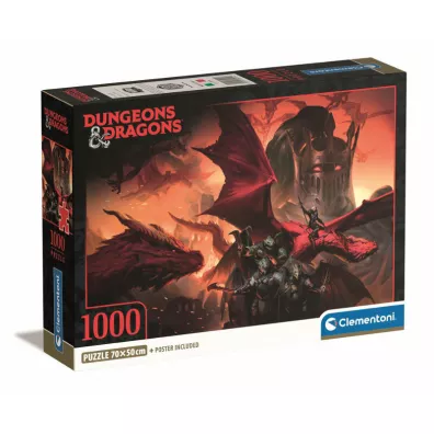 Puzzle 1000 el. Dungeons & Dragons 39914 Clementoni