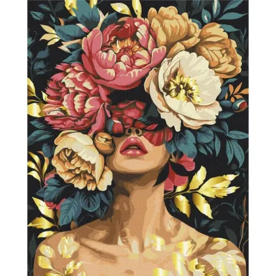 Brushme Malowanie po numerach - Magia P�atk�w 40x50cm