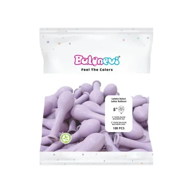 GoParty Balony lateksowe Pastel liliowe 12cm