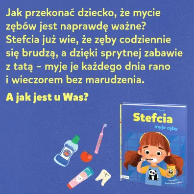 Stefcia myje z�by