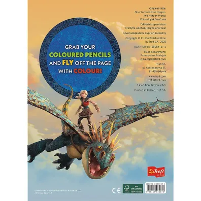 Jak wytresowa� smoka. Kolorowanka. Malbuch. Colouring book. How to train your Dragon