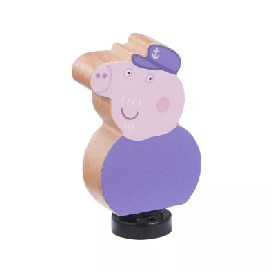 PROMO Peppa Pig - Drewniany pocig z figurk winka Peppa 07210