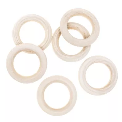 Dalprint Drewniane k�ko do makaramy 55 mm 6 szt.