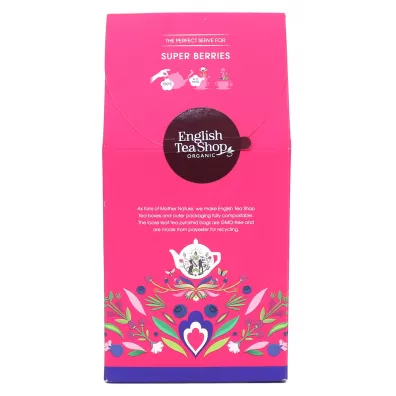 English Tea Shop Organic Herbatka owoce lene piramidki 15 x 2 g Bio