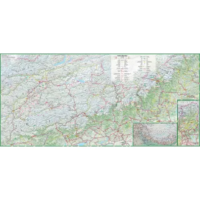 Indian Himalaya trekking map 1:350 000  laminat V2