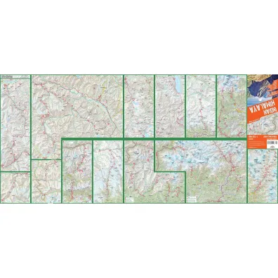 Indian Himalaya trekking map 1:350 000  laminat V2