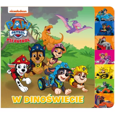 W Dino�wiecie. Ksi��ka z registrami. Psi Patrol