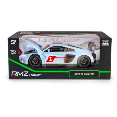 Model RMZ 1:32 Audi R8 2015 blue Daffi