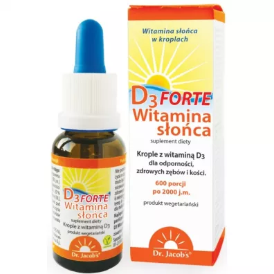 Dr Jacob`s Witamina D3 Forte Witamina S�o�ca - suplement diety 20 ml