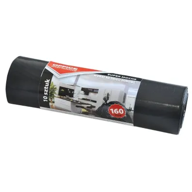 Pbs Worki Office Products na �mieci domowe (LDPE) super mocne 160l/10 czarne