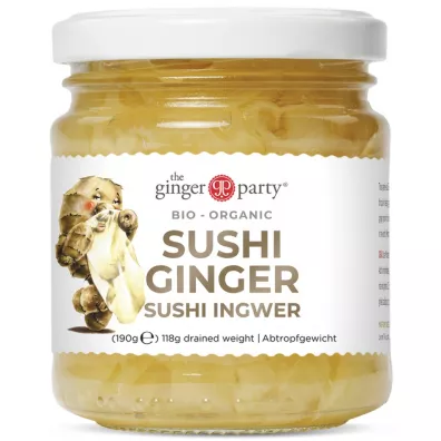 Ginger People Imbir marynowany do sushi 190 g Bio