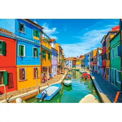 Puzzle 1000 el. Burano Colors, Italy Castorland