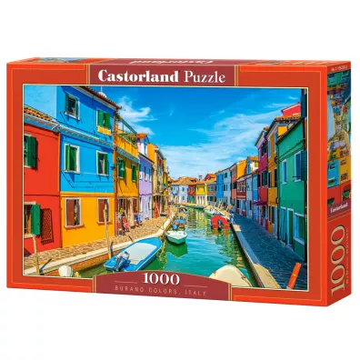 Puzzle 1000 el. Burano Colors, Italy Castorland