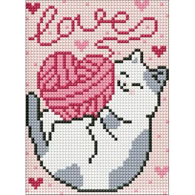 Ideyka Diamentowa mozaika - Wyznanie mi�o�ci 15x20cm
