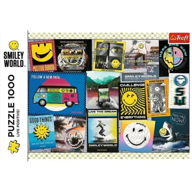 Puzzle 1000 el. �yj pozytywnie! Trefl