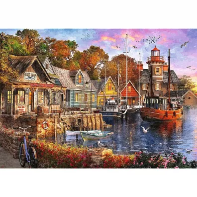 Puzzle 1000 el. Nadmorski zak�tek Trefl