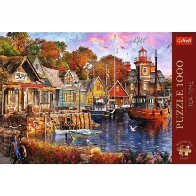 Puzzle 1000 el. Nadmorski zak�tek Trefl