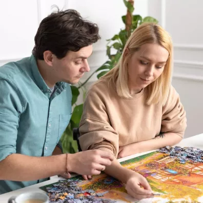 Puzzle 1000 el. Nadmorski zak�tek Trefl