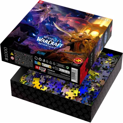 Puzzle 1000 Gaming World of Warcraft Midnight Against the Void Good Loot