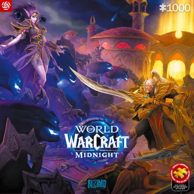 Puzzle 1000 Gaming World of Warcraft Midnight Against the Void Good Loot