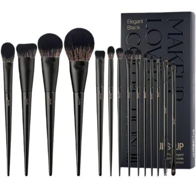 Jessup Zestaw Makeup Lover Black Versa Zestaw p�dzli T336 14 szt.