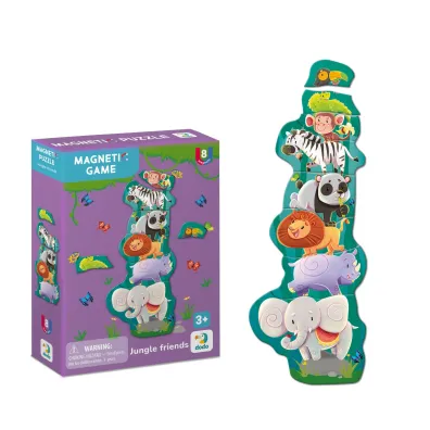 Puzzle Gra magnetyczna - Przyjaciele z d�ungli Dodo
