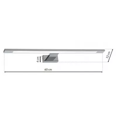 Eko-light Kinkiet Shine Chrome 60 cm 12W LED