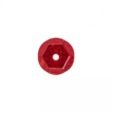 Cekiny hologramowe H 20 czerwony 6mm, 10g