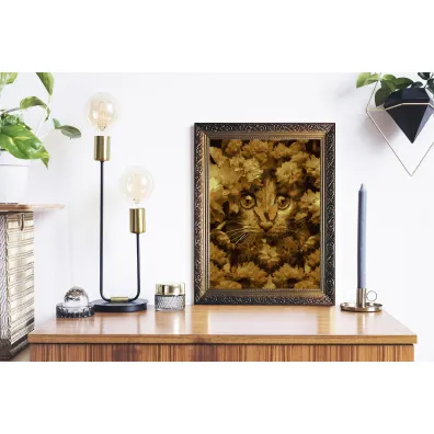 Twoje Hobby Malowanie po numerach - Ma�y kot w kwiatach 40x50cm